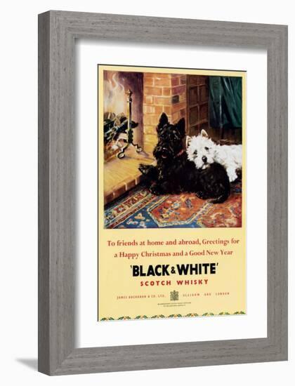 Black & White Scotch Whisky-null-Framed Premium Giclee Print