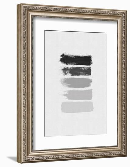 Black & White Stripes-Orara Studio-Framed Photographic Print