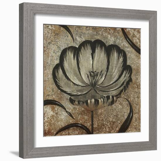 Black & White Tulips II-Liz Jardine-Framed Art Print