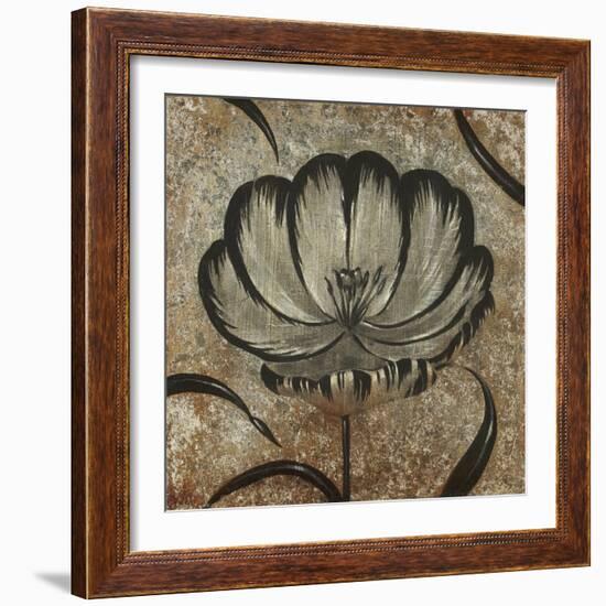 Black & White Tulips II-Liz Jardine-Framed Art Print