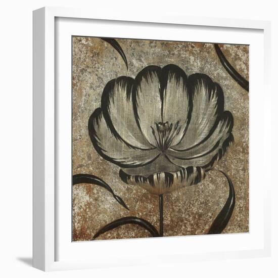 Black & White Tulips II-Liz Jardine-Framed Art Print