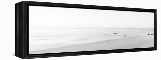 Black & White Water Panel II-James McLoughlin-Framed Premier Image Canvas