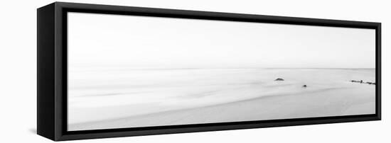 Black & White Water Panel II-James McLoughlin-Framed Premier Image Canvas