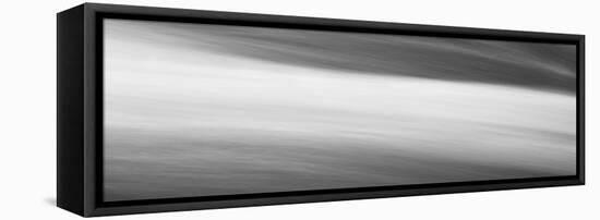 Black & White Water Panel VIII-James McLoughlin-Framed Premier Image Canvas