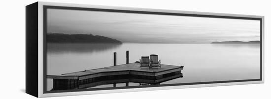 Black & White Water Panel XI-James McLoughlin-Framed Premier Image Canvas