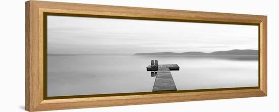 Black & White Water Panel XII-James McLoughlin-Framed Premier Image Canvas