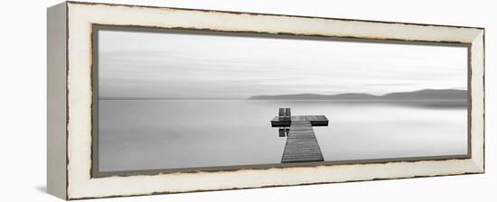 Black & White Water Panel XII-James McLoughlin-Framed Premier Image Canvas