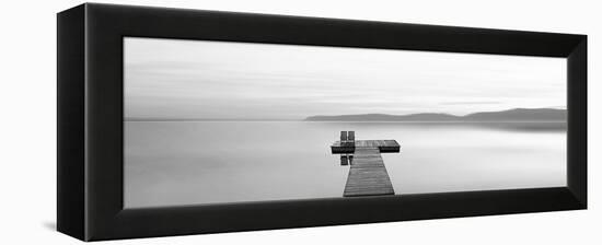 Black & White Water Panel XII-James McLoughlin-Framed Premier Image Canvas