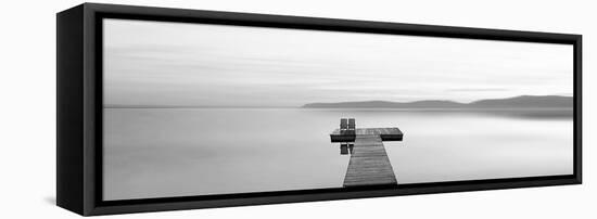 Black & White Water Panel XII-James McLoughlin-Framed Premier Image Canvas