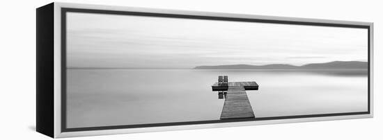 Black & White Water Panel XII-James McLoughlin-Framed Premier Image Canvas