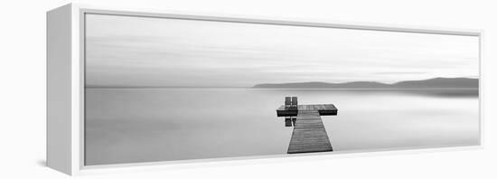 Black & White Water Panel XII-James McLoughlin-Framed Premier Image Canvas