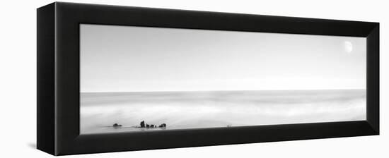 Black & White Water Panel XIV-James McLoughlin-Framed Premier Image Canvas