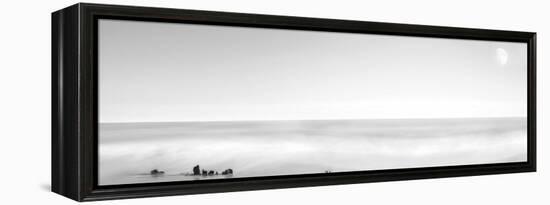 Black & White Water Panel XIV-James McLoughlin-Framed Premier Image Canvas