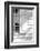 Black & White Windows & Shadows II-Laura DeNardo-Framed Photographic Print