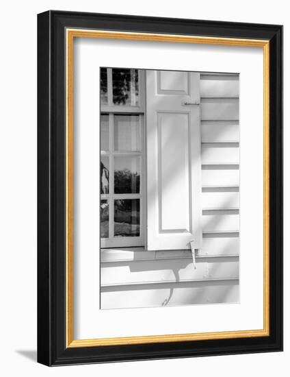 Black & White Windows & Shadows II-Laura DeNardo-Framed Photographic Print