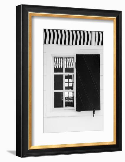 Black & White Windows & Shadows V-Laura DeNardo-Framed Photographic Print