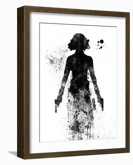 Black Widow Watercolor-Jack Hunter-Framed Art Print