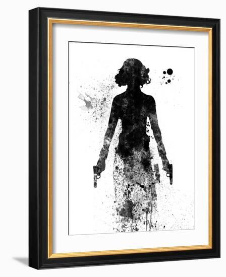 Black Widow Watercolor-Jack Hunter-Framed Art Print