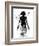 Black Widow Watercolor-Jack Hunter-Framed Premium Giclee Print