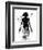 Black Widow Watercolor-Jack Hunter-Framed Premium Giclee Print