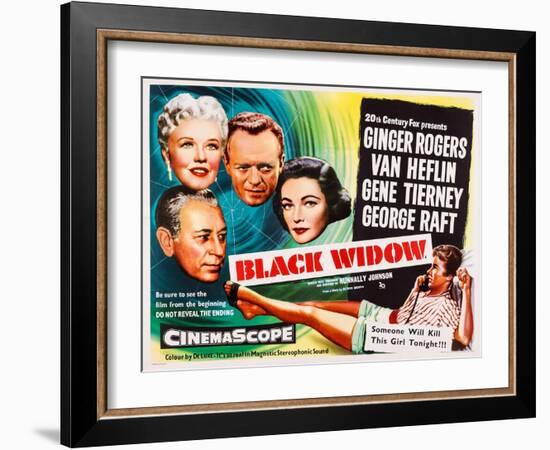 Black Widow-null-Framed Art Print