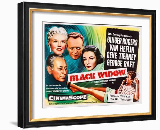 Black Widow-null-Framed Art Print