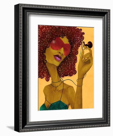 Black Widow-Jami Goddess-Framed Art Print