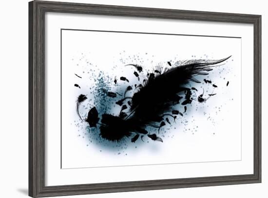 Black Wings-Sergey Nivens-Framed Premium Giclee Print