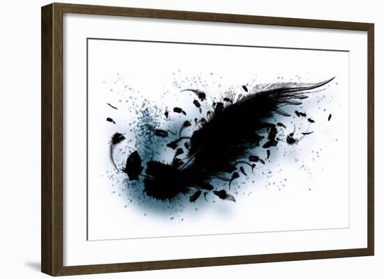 Black Wings-Sergey Nivens-Framed Art Print