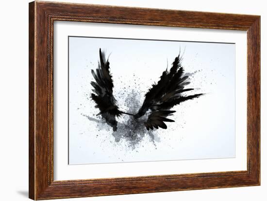 Black Wings-Sergey Nivens-Framed Art Print