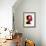 Black Woman 1-Enrico Varrasso-Framed Art Print displayed on a wall