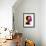 Black Woman 1-Enrico Varrasso-Framed Art Print displayed on a wall