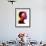 Black Woman 1-Enrico Varrasso-Framed Art Print displayed on a wall