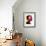 Black Woman 1-Enrico Varrasso-Framed Premium Giclee Print displayed on a wall