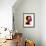 Black Woman 1-Enrico Varrasso-Framed Premium Giclee Print displayed on a wall