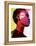 Black Woman 1-Enrico Varrasso-Framed Stretched Canvas
