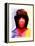 Black Woman 2-Enrico Varrasso-Framed Stretched Canvas