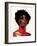 Black Woman 6-Enrico Varrasso-Framed Premium Giclee Print