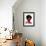 Black Woman 6-Enrico Varrasso-Framed Premium Giclee Print displayed on a wall