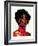 Black Woman 6-Enrico Varrasso-Framed Premium Giclee Print