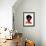 Black Woman 6-Enrico Varrasso-Framed Premium Giclee Print displayed on a wall