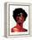 Black Woman 6-Enrico Varrasso-Framed Stretched Canvas