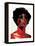 Black Woman 6-Enrico Varrasso-Framed Stretched Canvas