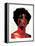 Black Woman 6-Enrico Varrasso-Framed Stretched Canvas