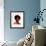 Black Woman 6-Enrico Varrasso-Framed Art Print displayed on a wall