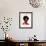 Black Woman 6-Enrico Varrasso-Framed Art Print displayed on a wall