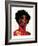 Black Woman 6-Enrico Varrasso-Framed Art Print