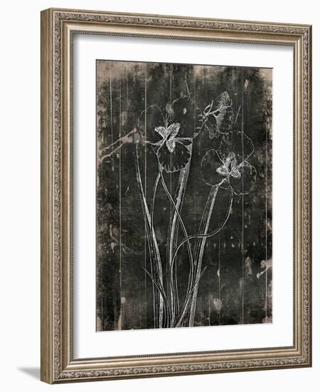 Black Wood-Jace Grey-Framed Art Print