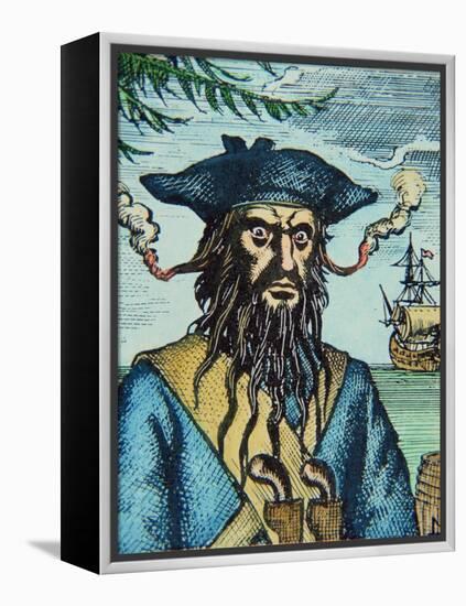 Blackbeard the Pirate-null-Framed Premier Image Canvas