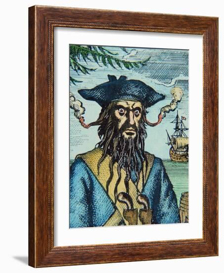 Blackbeard the Pirate-null-Framed Giclee Print